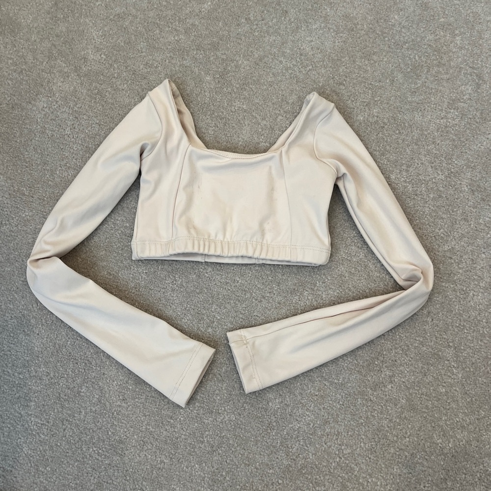 Five dancewear White long sleeve top